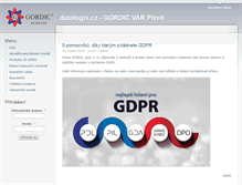Tablet Screenshot of datalogis.cz